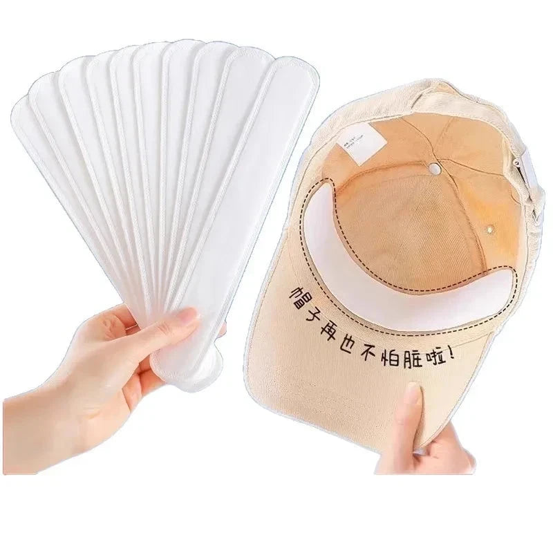 Adhesive Hat Sweat Absorber Visor Liner